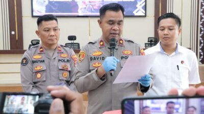 Lima Pelaku Spesialis Curat Kabel PLN Yang Ditangkap Semuanya Positif Narkoba, Kompol David: Dua Pucuk Senpi Ilegal Turut Disita