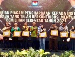 IWO Lampung Terima Penghargaan KPU atas Peran dalam Pemilu 2024