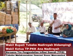 Sambut Idul Fitri, Pemkab Tubaba Gelar Operasi Pasar