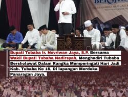 Gelar “Tubaba Bersholawat”, Bupati Novriwan Ingin Wujudkan Masyarakat Berkarakter