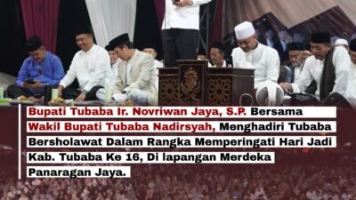Gelar “Tubaba Bersholawat”, Bupati Novriwan Ingin Wujudkan Masyarakat Berkarakter