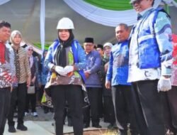 Peletakan Batu Pertama Rumah Sakit UIN Raden Oleh Walikota Bandar Lampung Hj. Eva Dwiana