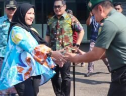 Peletakan Batu Pertama Oleh Walikota Bandar Lampung, Dalam Rangka Pembangunan Aula Kodim 0410/KBL.