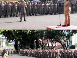 Walikota Bandar Lampung Pimpin Upacara Apel Serta Berikan Pengarahan Kepada Satuan Polisi Pamong praja