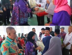 Walikota Bandar Lampung, Salurkan Bantuan Beras