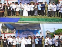 Walikota Bandar Lampung Mengikuti Sholat Idul Fitri 1446 Hijriah, Tahun 2025