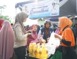 Pemerintah kota Bandar Lampung Menggelar Operasi Pasar Murah