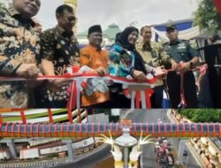 Hj. Eva Dwiana Meresmikan Jembatan Penyeberangan Orang Siger Milenial