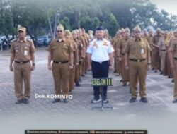 Pemkab tuba melaksanakan apel mingguan