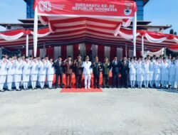 Kapolres Mesuji Menghadiri Undangan Upacara Hari Ulang Tahun Kemerdekaan RI Yang Ke 80 Tahun, Yang di Gelar Oleh Pemerintah Daerah Kabupaten Mesuji