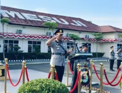 kapolres Mesuji melaksanakan Upacara dalam rangka memperingati Hari Juang Polri Tahun 2025