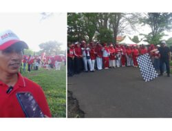 Disdikbud Kota Metro Gelar Jalan Sehat Peringati HUT RI ke-80