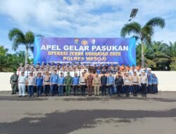 Polres Mesuji Melaksanakan Apel Gelar Pasukan Dalam Rangka “Operasi Zebra Krakatau 2025