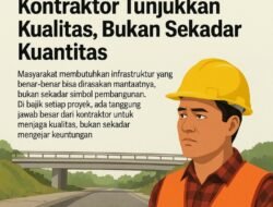 Infrastruktur Bukan Sekadar Proyek, Tapi Amanah: Saatnya Kontraktor Tunjukkan Kualitas, Bukan Sekadar Kuantitas