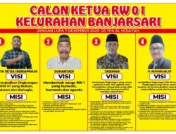 Okta Setia Indrapraja Menang Telak, Pemilihan RW 01 Banjarsari Berjalan Damai dan Bermartabat