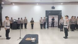 Jajaran Polres Mesuji Malaksanakan Upacara Serah Terima Jabatan