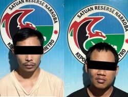 Sabu Lebih dari 7 Gram Disita, Dua Pria Diciduk Satresnarkoba Polres Metro