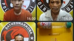 Lagi asyik pesta sabu 3 Pria di tangkap Polisi