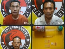 Lagi asyik pesta sabu 3 Pria di tangkap Polisi