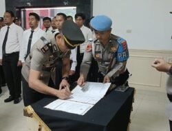 Polres Mesuji Menggelar Upacara Serah Terima Jabatan (Sertijab)