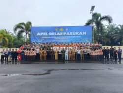 Jajaran Polres Mesuji Melaksanakan Apel Gelar Pasukan Operasi Keselamatan Krakatau 2026