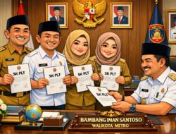 Pasca Rotasi Pejabat, Pemkot Metro Tunjuk Empat Plt OPD