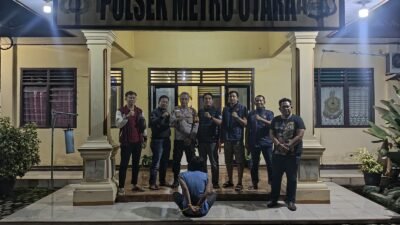 Polsek Metro Utara Amankan Terduga Pelaku Penipuan dan Penggelapan Mobil Fuso