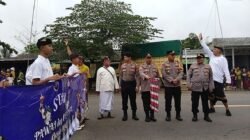 Wakili Kapolres Mesuji Kabag Ren Hadiri Pawai dan Festival Ogoh-Ogoh di Simpang Pematang Jelang Nyepi 1948 Saka