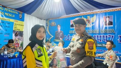 Kasidokkes Polres Mesuji Berikan Layanan Kesehatan bagi Personel Pengamanan OPS Ketupat Krakatau 2026