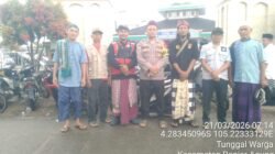 Pilih Bertugas daripada Pulang Kampung: Personel Polres Tulang Bawang Dikerahkan Amankan Sholat Idul Fitri