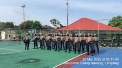 Sat Samapta Polres Tulang Bawang Gelar Latkatpuan Dalmas Lanjut, Jaga Ketertiban Dengan Profesionalisme Superior