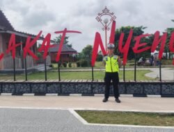 Sat Lantas Polres Tulang Bawang Gempur Keamanan Wisata Cakat Raya, Pengunjung Aman Tanpa Laka Lalin