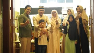 Blusukan Lebaran! Wali Kota Metro Kunjungi Rumah Pejabat, Ciptakan Kedekatan Humanis