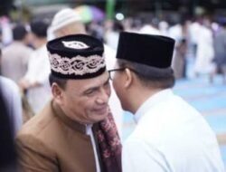 Wali Kota Metro Shalat Id di Samber Park, Ribuan Warga Tumpah Ruah dalam Suasana Hangat