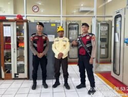 Siaga Tinggi! Sat Samapta Polres Tulang Bawang Amankan Instalasi Strategis Pt Pln, Pastikan Pasokan Listrik Aman Dan Stabil