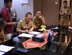 PINJAMAN DAERAH Rp43 MILIAR, BUPATI TULANG BAWANG TANDATANGANI PERJANJIAN KREDIT DENGAN BANK LAMPUNG