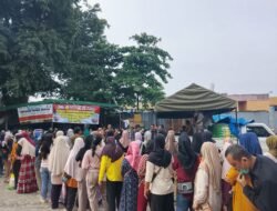 Pasar Murah Pemkot Metro Diserbu Warga, Sejak Pagi Rela Antre Demi Harga Lebih Terjangkau