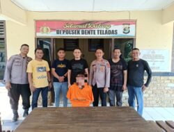 Dente Teladas Membara! Polsek Dente Teladas Gulung Koboi Jalanan Pemilik Revolver Dan Amunisi Tajam