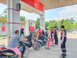 Gempur Kriminaltitas! Pasukan Elit Samapta Polres Tulang Bawang Sisir Titik Rawan, Cakat Raya Hingga Spbu Di Jaga Ketat