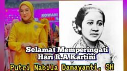 Serukan Perempuan Muda Harus Bangkit, Putri Nabila Damayanti, SH Ucapkan Selamat Hari Kartini