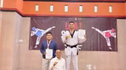 Sabet Emas Taekwondo, Bripda Edo Herlando Buktikan Polisi Presisi Berprestasi Hingga Kancah Nasional