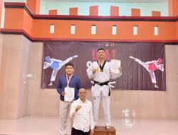 Sabet Emas Taekwondo, Bripda Edo Herlando Buktikan Polisi Presisi Berprestasi Hingga Kancah Nasional