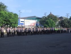 Pimpin Apel Siaga May Day, Kapolres Metro Polda Lampung Pastikan Personel Tetap Siaga Penuh