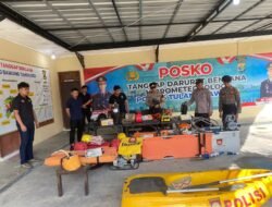Siaga Tempur Bencana! Polres Tulang Bawang Kerahkan Pasukan Elit ‘On Call’, Pastikan Keselamatan Rakyat Adalah Hukum Tertinggi!