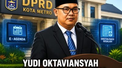 Dari Mesuji ke Metro, Yudi Oktaviansyah Resmi Dilantik Jadi Sekwan DPRD