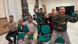 Nobar Bareng TNI-Warga, Korem 043/Gatam Buktikan Sepak Bola Pemersatu Bangsa