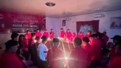 DPC PDIP Perjuangan kabupaten Tulang bawang Peringati 30 tahun (Kudatuli) dan langsung gelar Renungan Suci di Aula DPC PDI-P