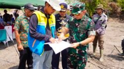 Danrem 043/Gatam Tinjau Lokasi Cetak Sawah Rakyat di Kampung Ringin Sari, Tulang Bawang