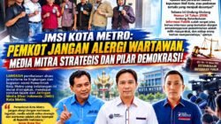 Akses Pers Diperketat, JMSI Kota Metro Layangkan Sorotan Tajam