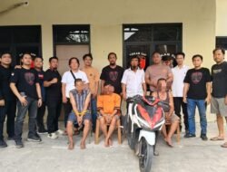Motor Hilang Misterius dari Ruang Tamu, Tiga Pria Diciduk Tim URC Polres Tulang Bawang